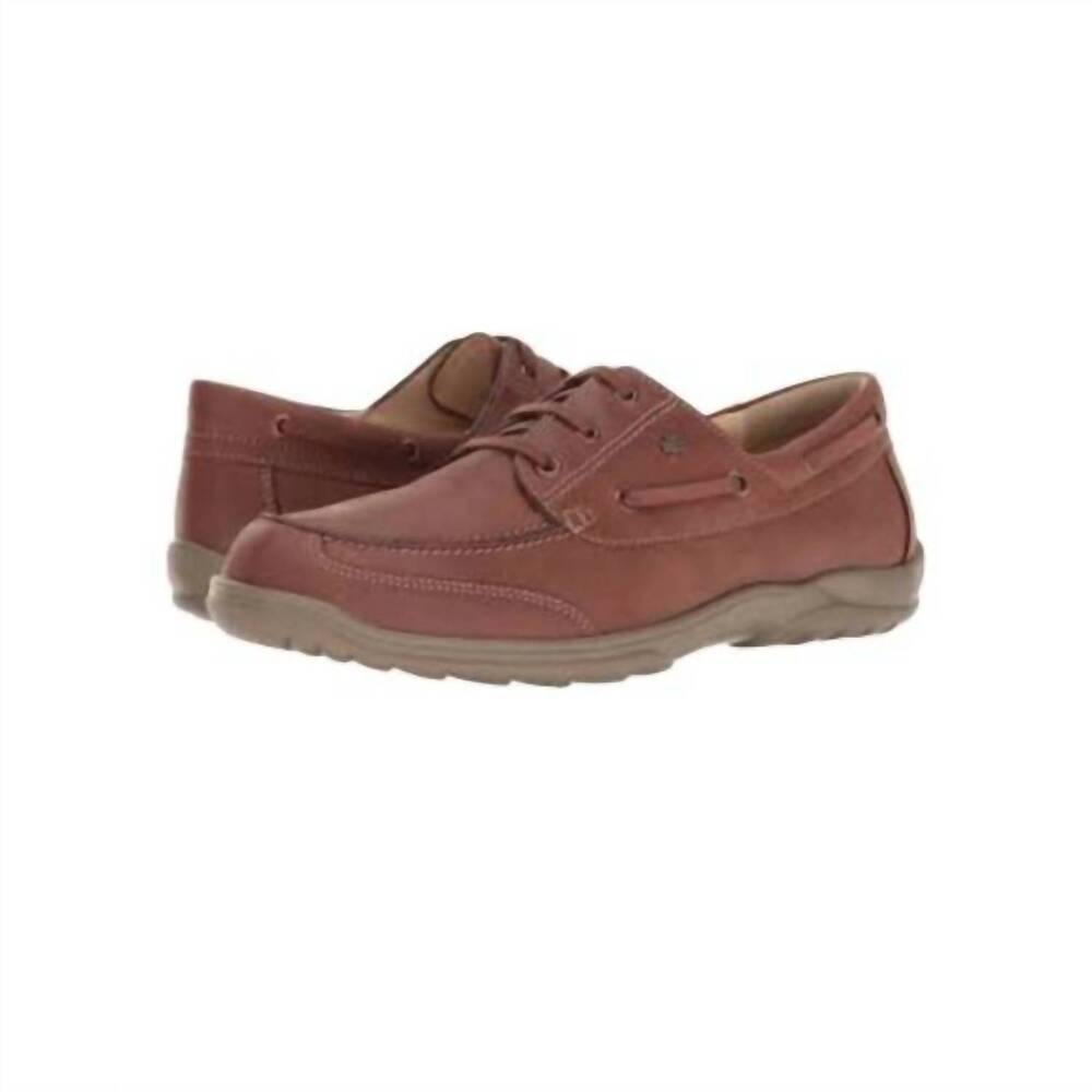 NEW FINN COMFORT men's surfside loafer in saddle